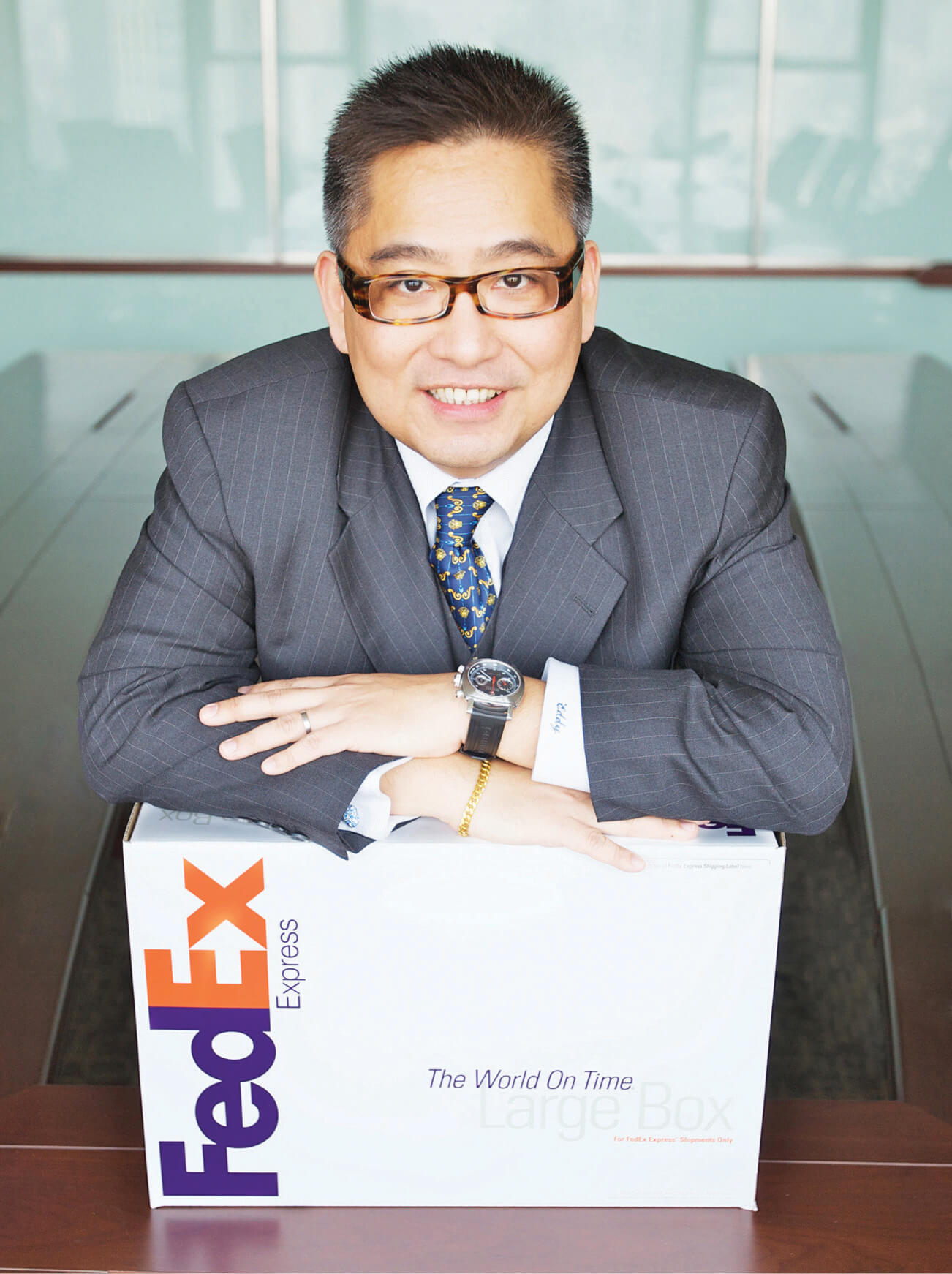 Eddy Chan, president of FedEx China