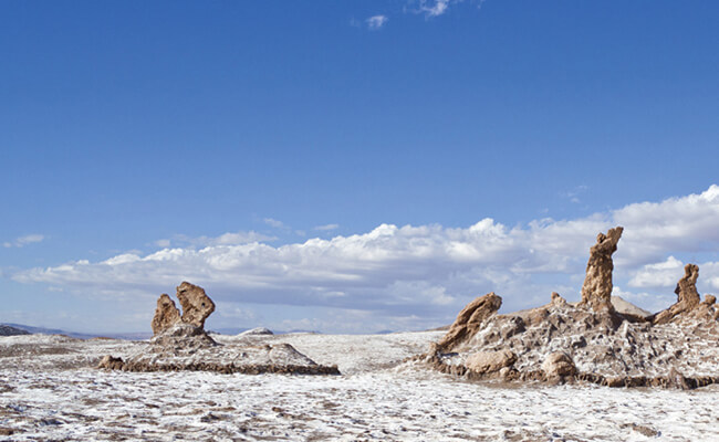 The Salar de Atacama in Chile