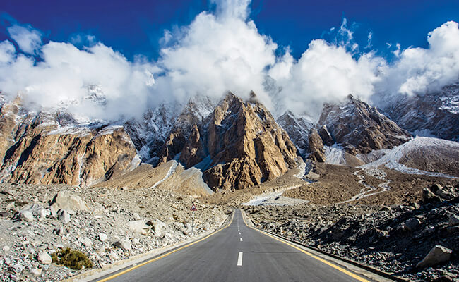 picture of the Karakoram Highway