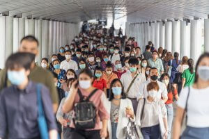 people wearing face masks