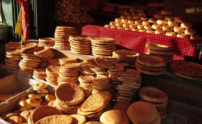 Xinjiang style flat breads.