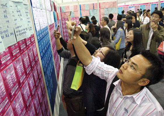 A matchmaking event in Shanghai, China, May 2013