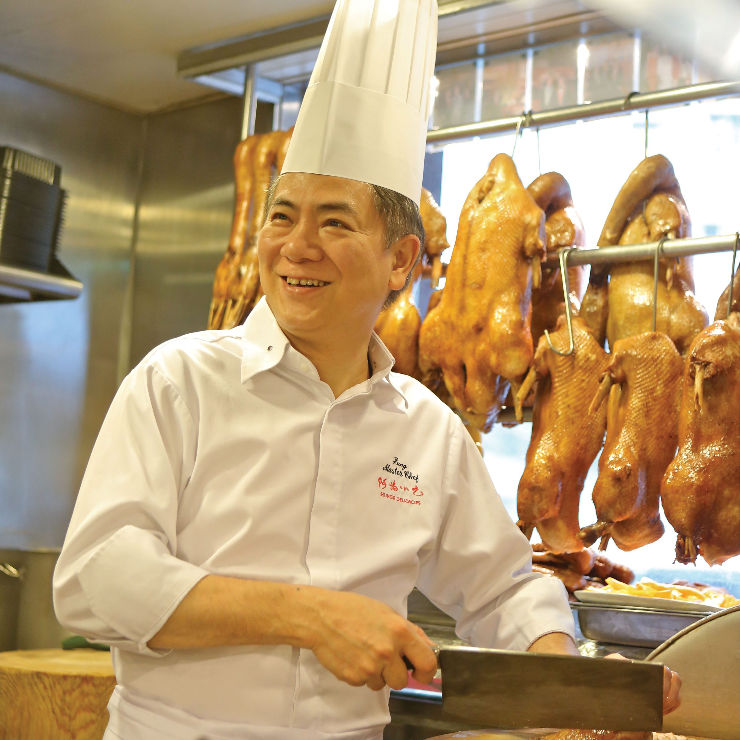 Chef Lai Wai-Hung at work in Hong Kong's Michelin starred Hung's Delicacies