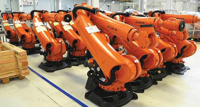 China remains dependent on foreign technology such as advanced industrial robots