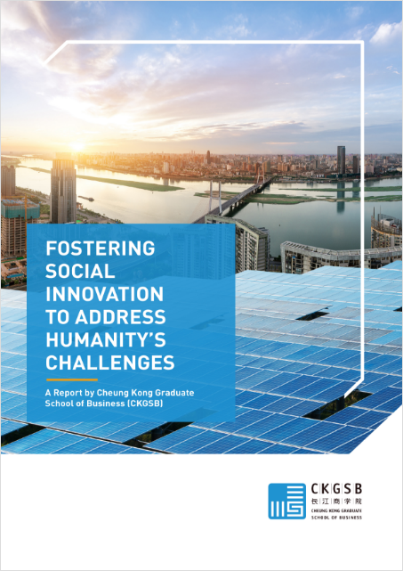 Fostering Social  Innovation to Address  Humanity’s Challenges