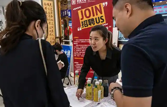 With record youth unemployment, China’s jobs market is getting tougher for new graduates to crack