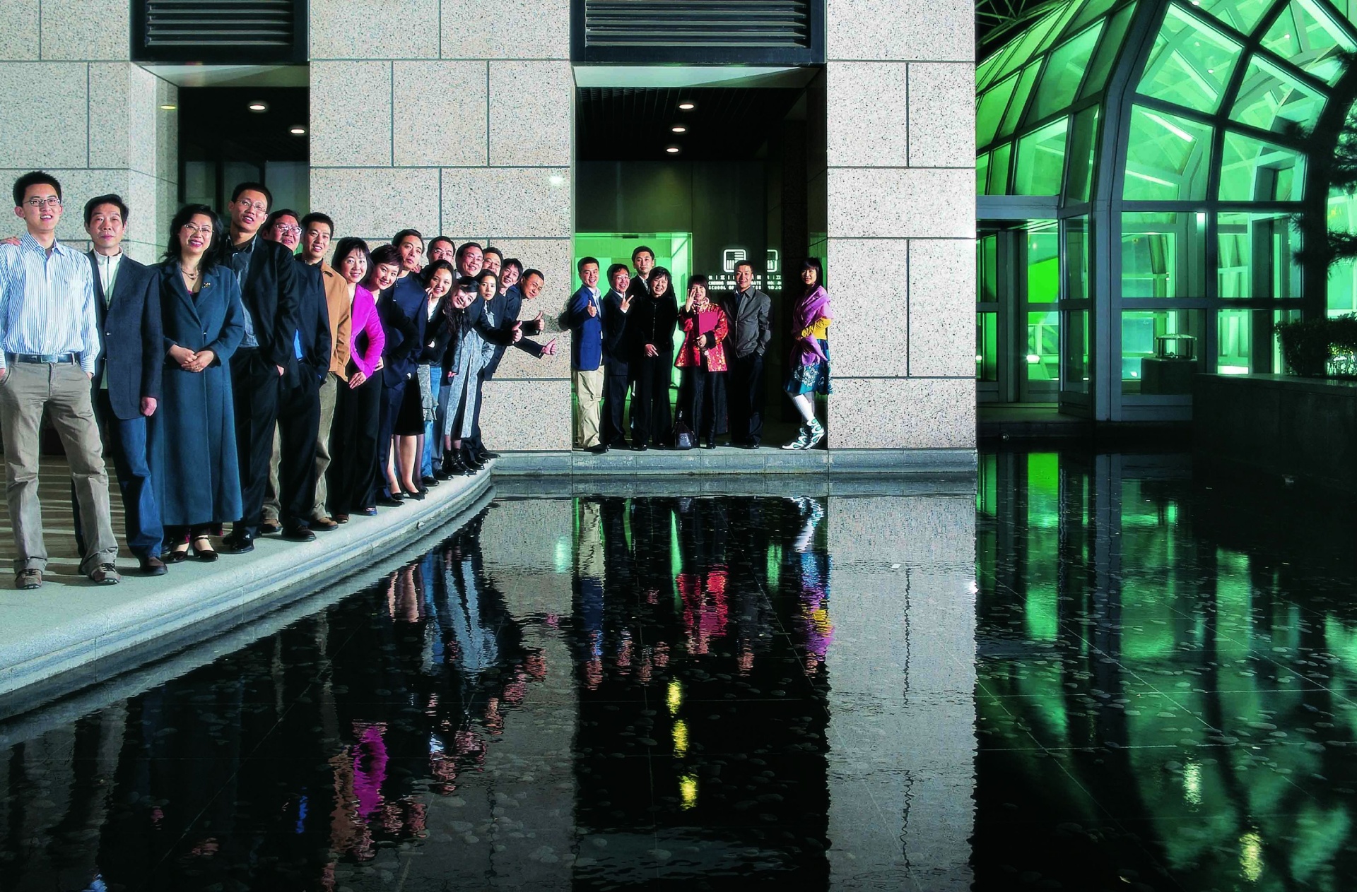 Alumni at the Beijing campus
