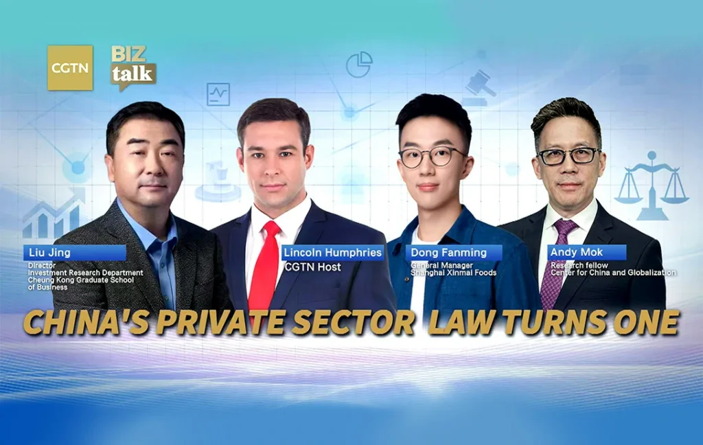 China’s private sector law turns one