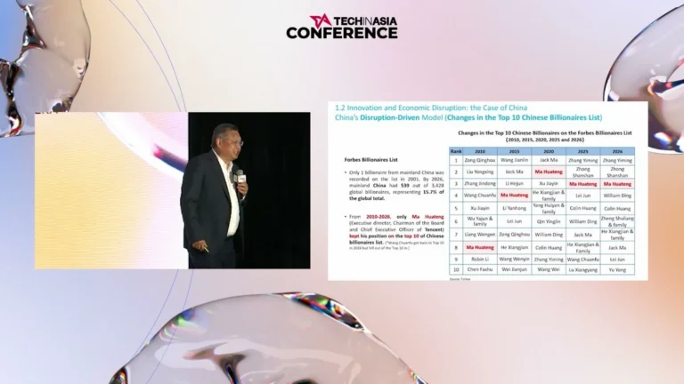 Dean XIANG Bing speaking at Tech in Asia Conference 2026